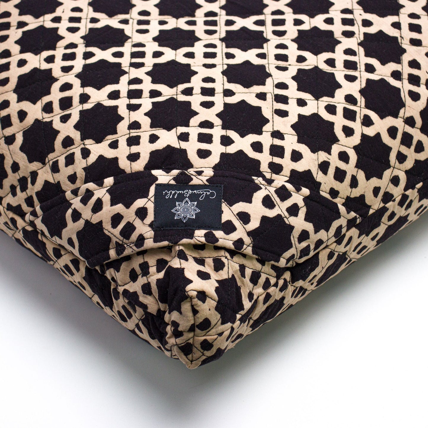 Meditation Cushion - Akasha Zabuton-Block Printed, Zabutons-xo