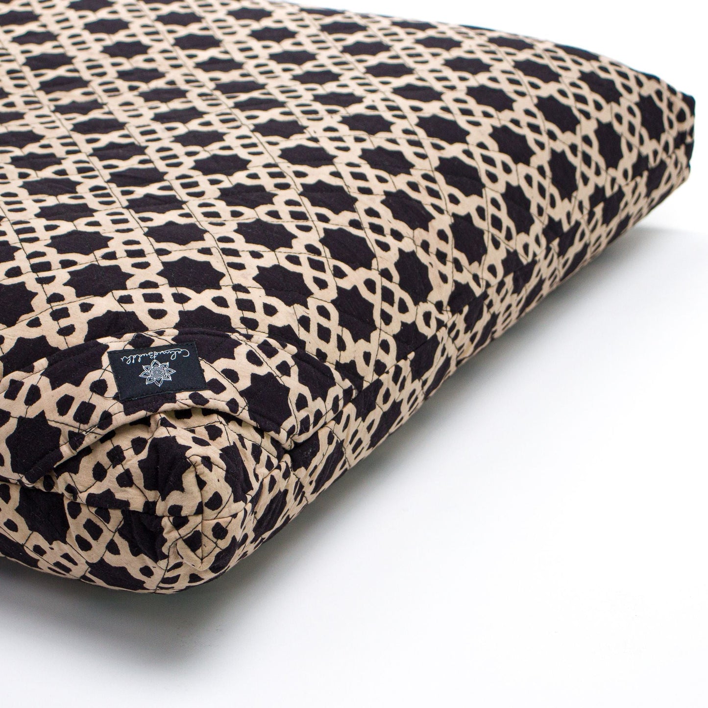 Meditation Cushion - Akasha Zabuton-Block Printed, Zabutons-xo