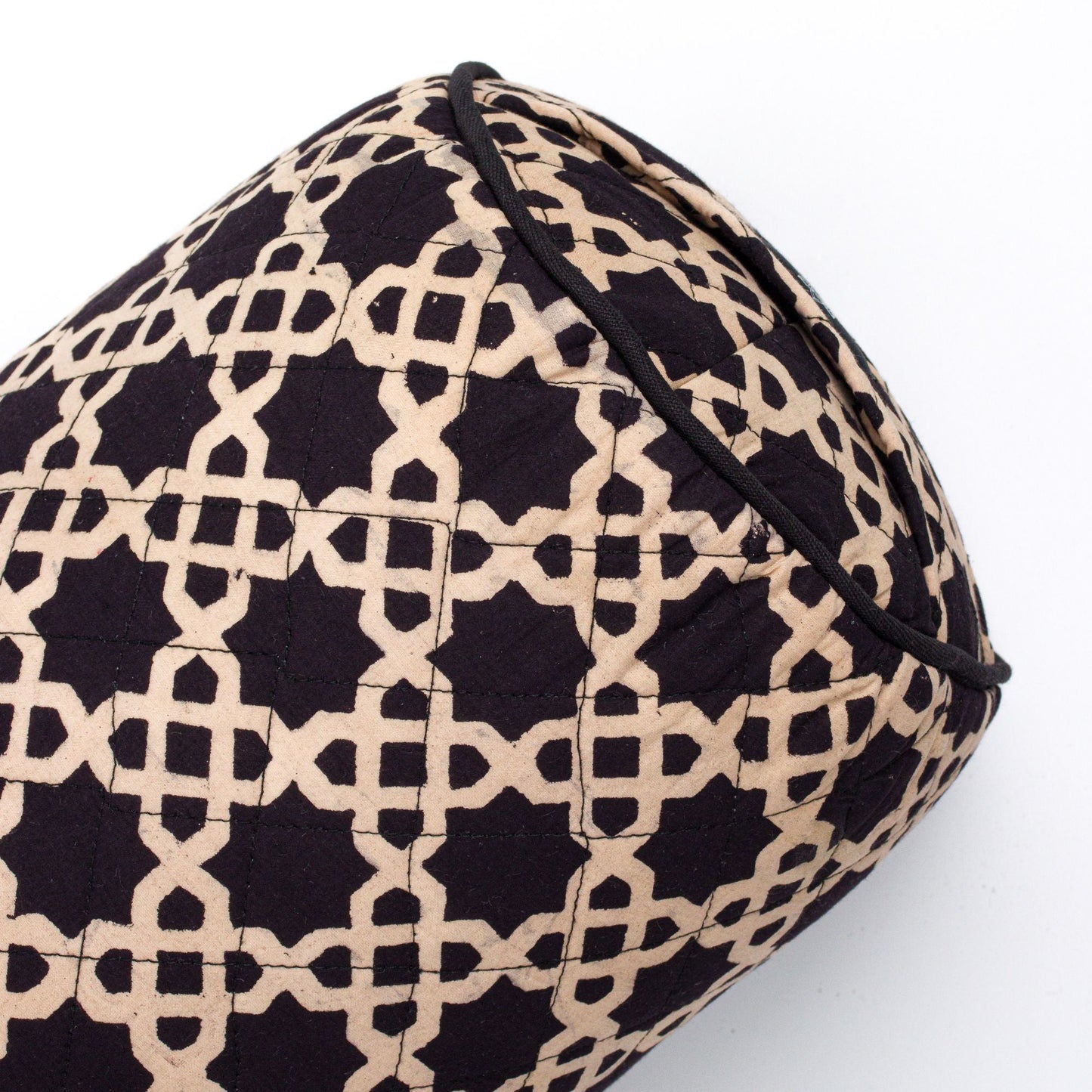 Akasha - Round Yoga Bolster-Block Printed, Round Bolsters-xo