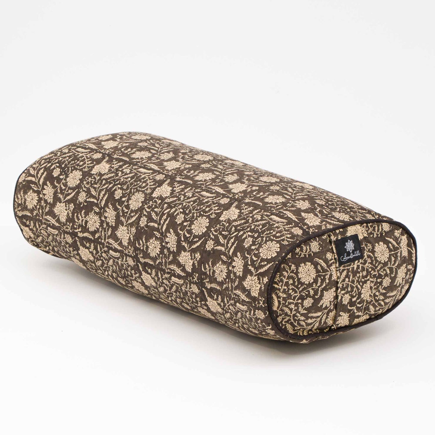 Bhumi Garden Oval Yoga Bolster Block Printed, karna, Oval Bolsters -xo