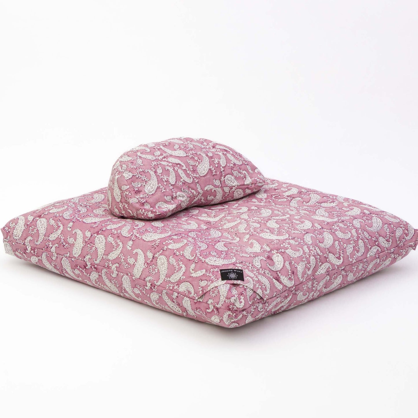 Indi Rose Paisley - Meditation comfort bundle Block Printed, Indi Rose, karna, zafuzab-set -xo