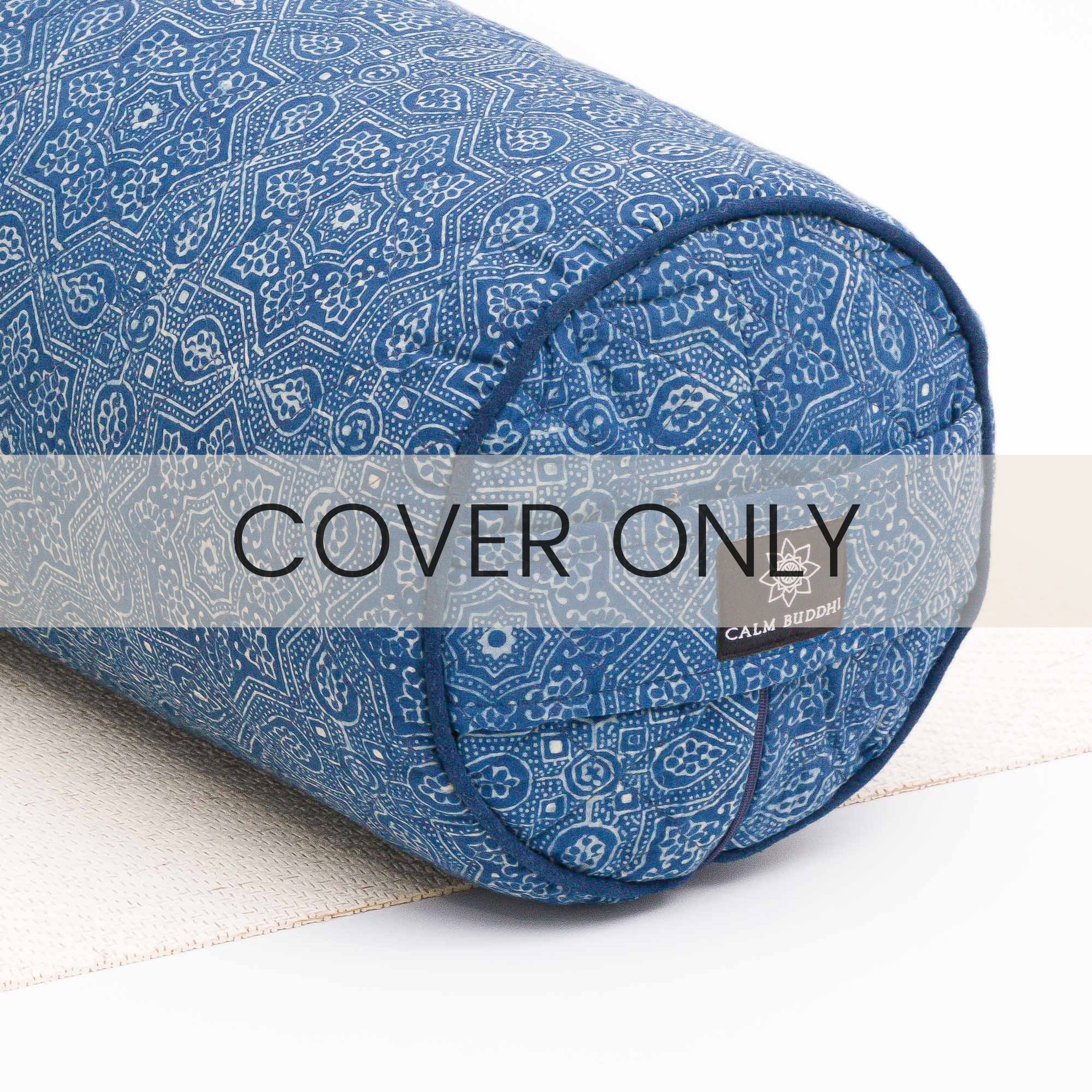 Indigo Star (Water) Round Yoga Bolster COVER ONLY Calm Buddhi