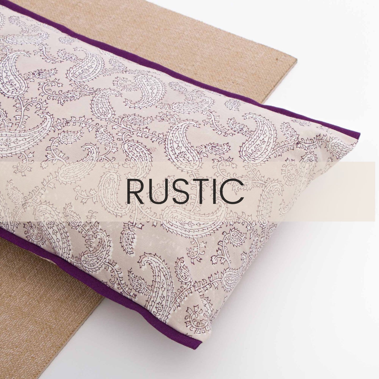 Jyoti Paisley Yoga Pillow Block Printed, Yoga Pillows -xo