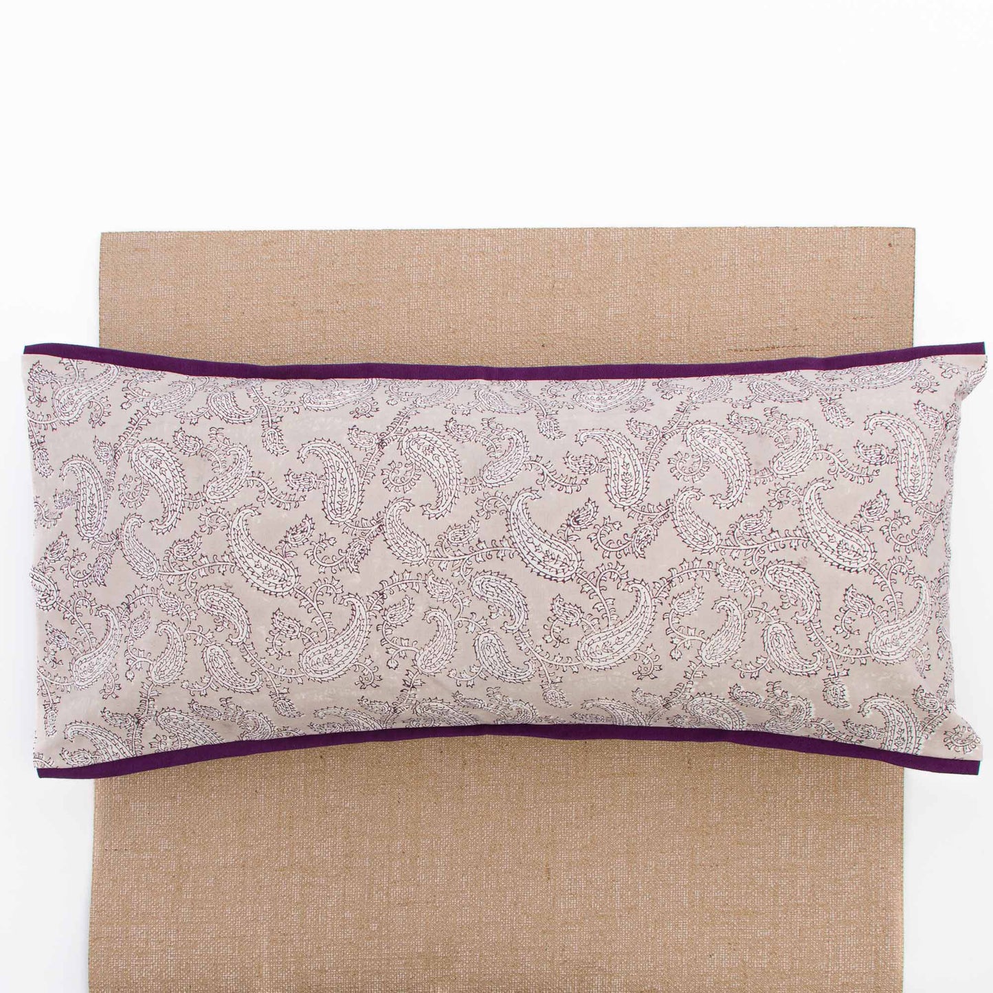 Jyoti Paisley Yoga Pillow Block Printed, Yoga Pillows -xo