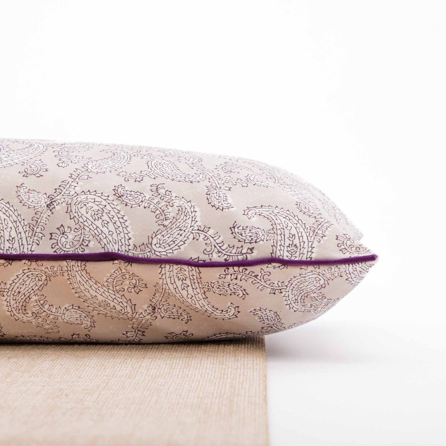 Jyoti Paisley Yoga Pillow Block Printed, Yoga Pillows -xo