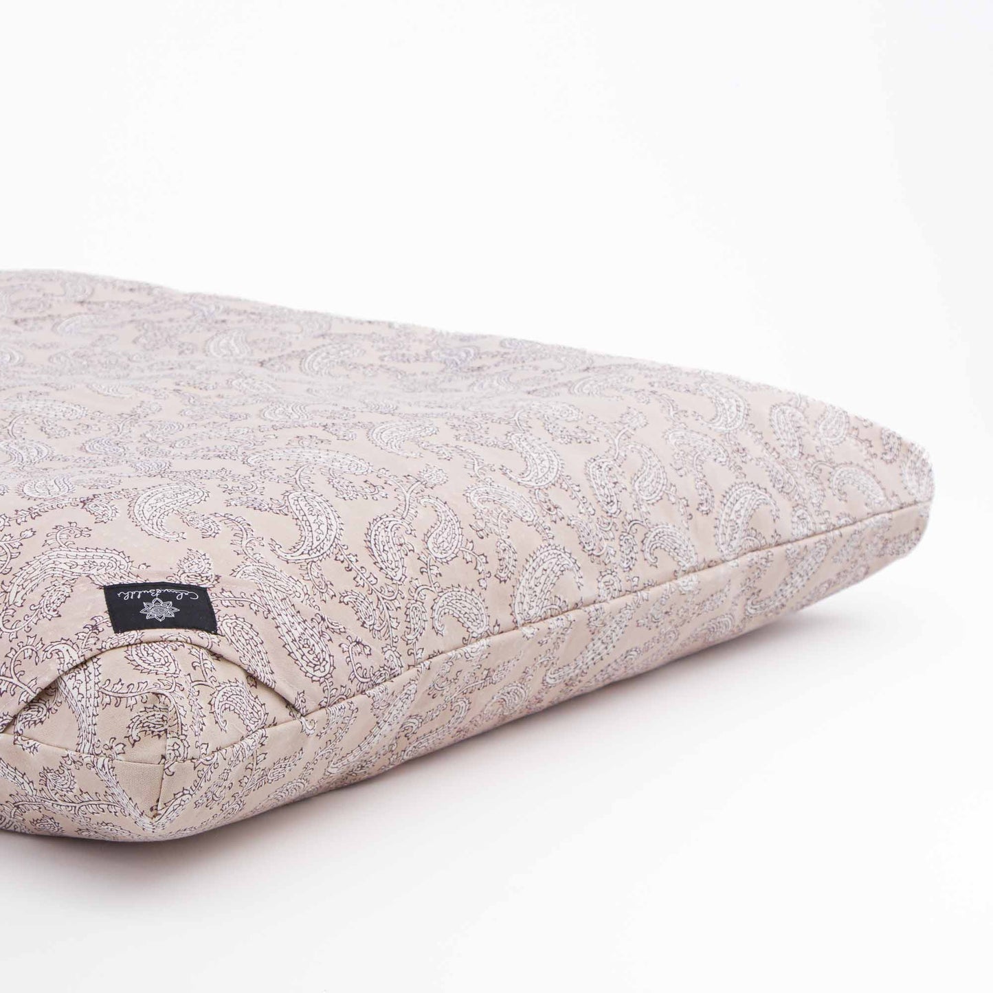 Jyoti Paisley Zabuton Meditation Cushion Block Printed, karna, Zabutons -xo