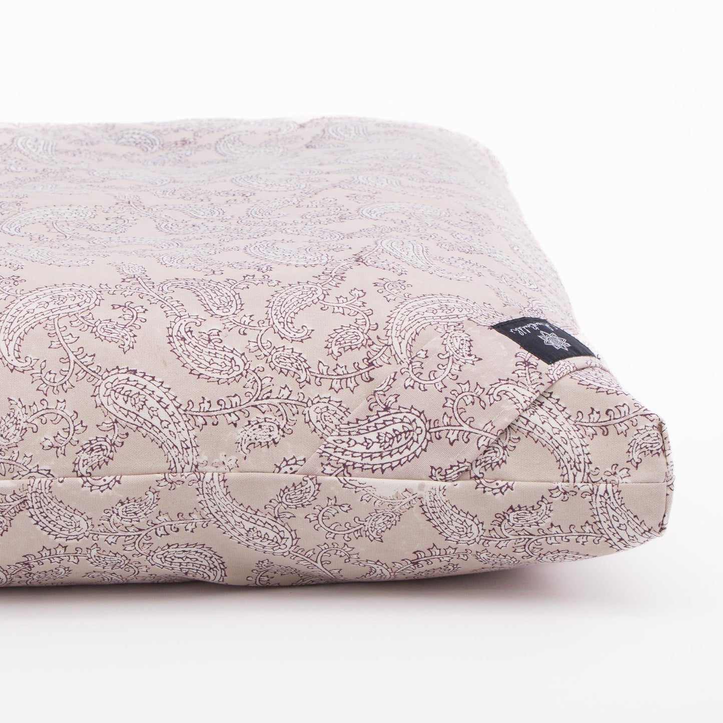 Jyoti Paisley Zabuton Meditation Cushion Block Printed, karna, Zabutons -xo