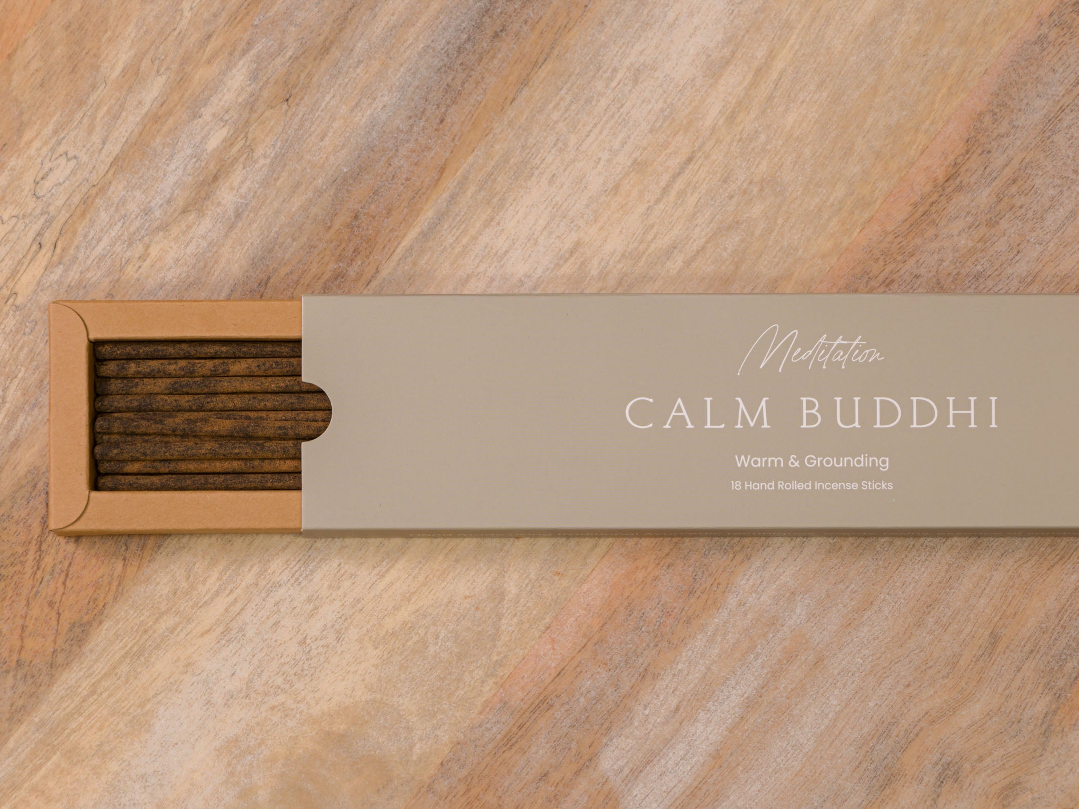Meditation – Sandalwood, Musk & Resin Incense Sticks – Calm Buddhi