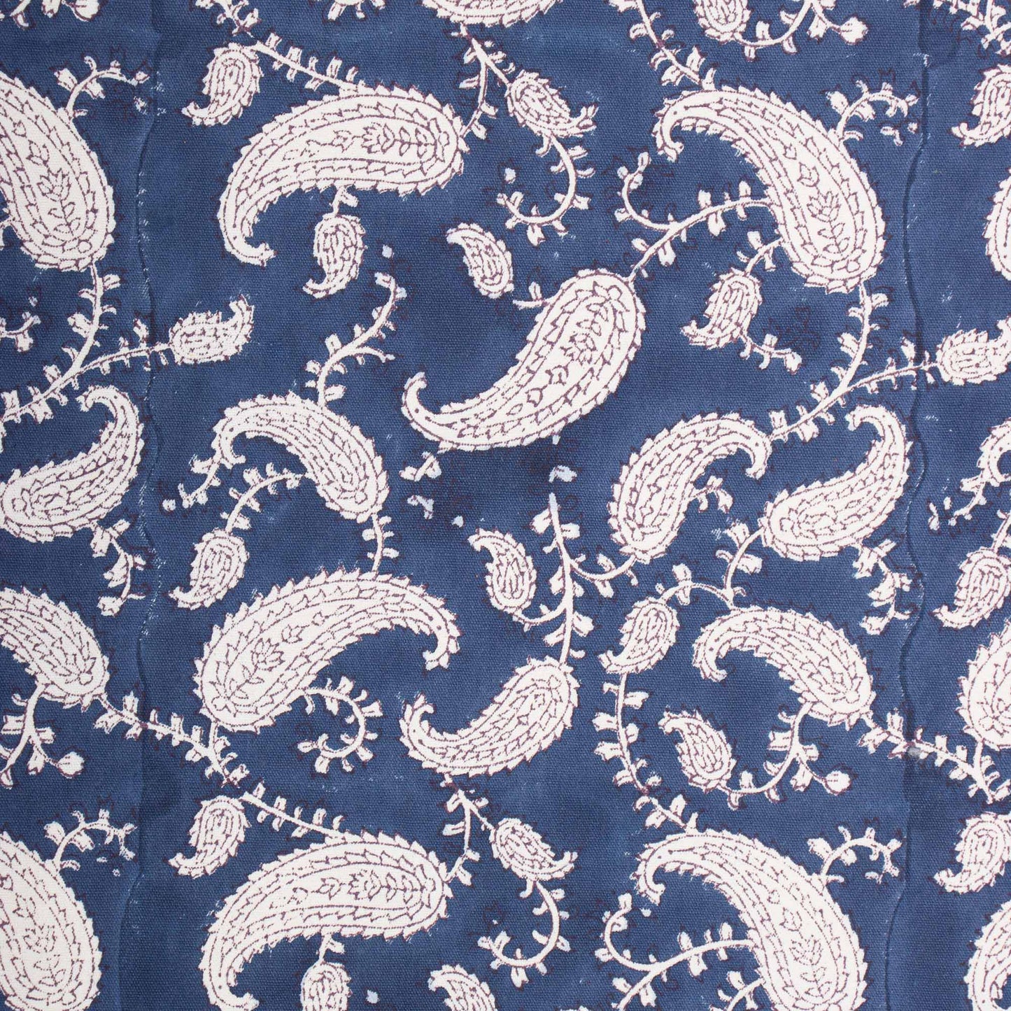 Round Meditation Cushion ~ Eve Paisley Block Printed, karna, Zafus -xo