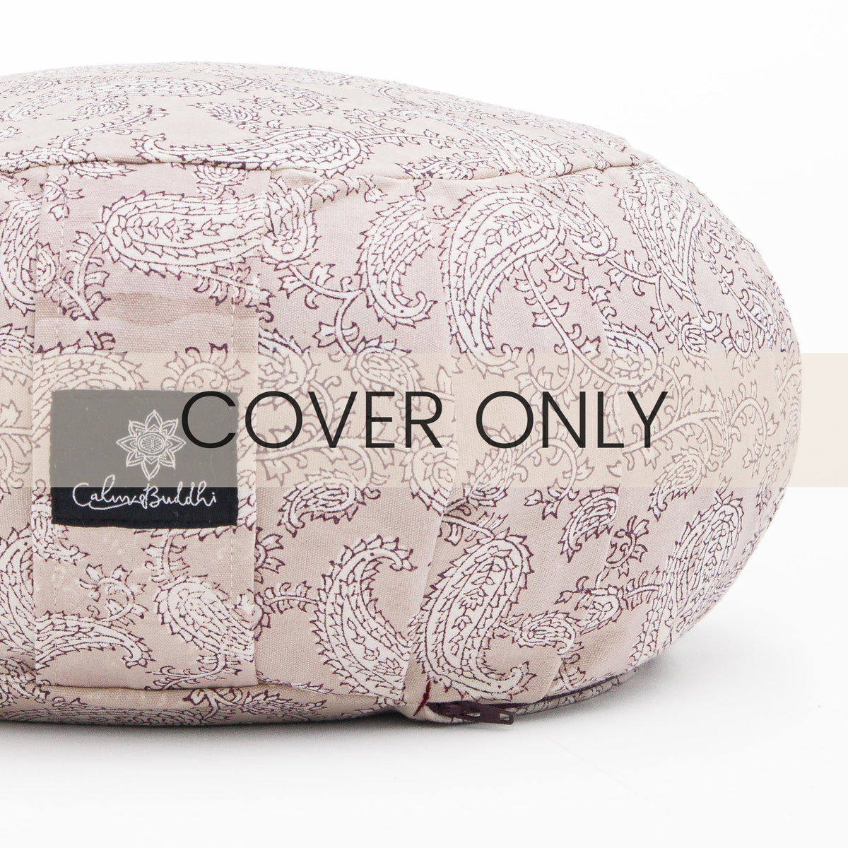Round Meditation Cushion Jyoti Paisley COVER ONLY Calm Buddhi
