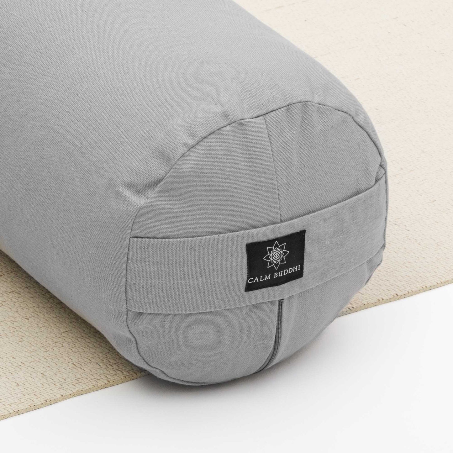 Round Yoga Bolster - Harmony Grey Classic, Round Bolsters -xo