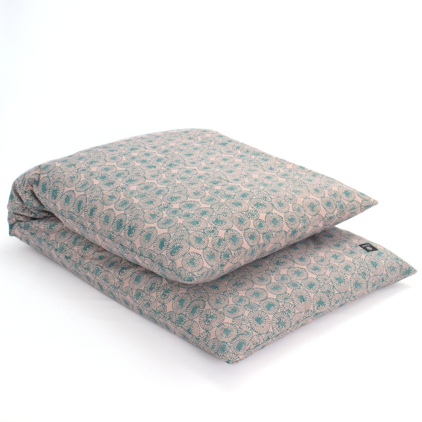 Teal Chakra Yoga Nidra and Meditation Futon-Meditation-Block Printed, Futons-