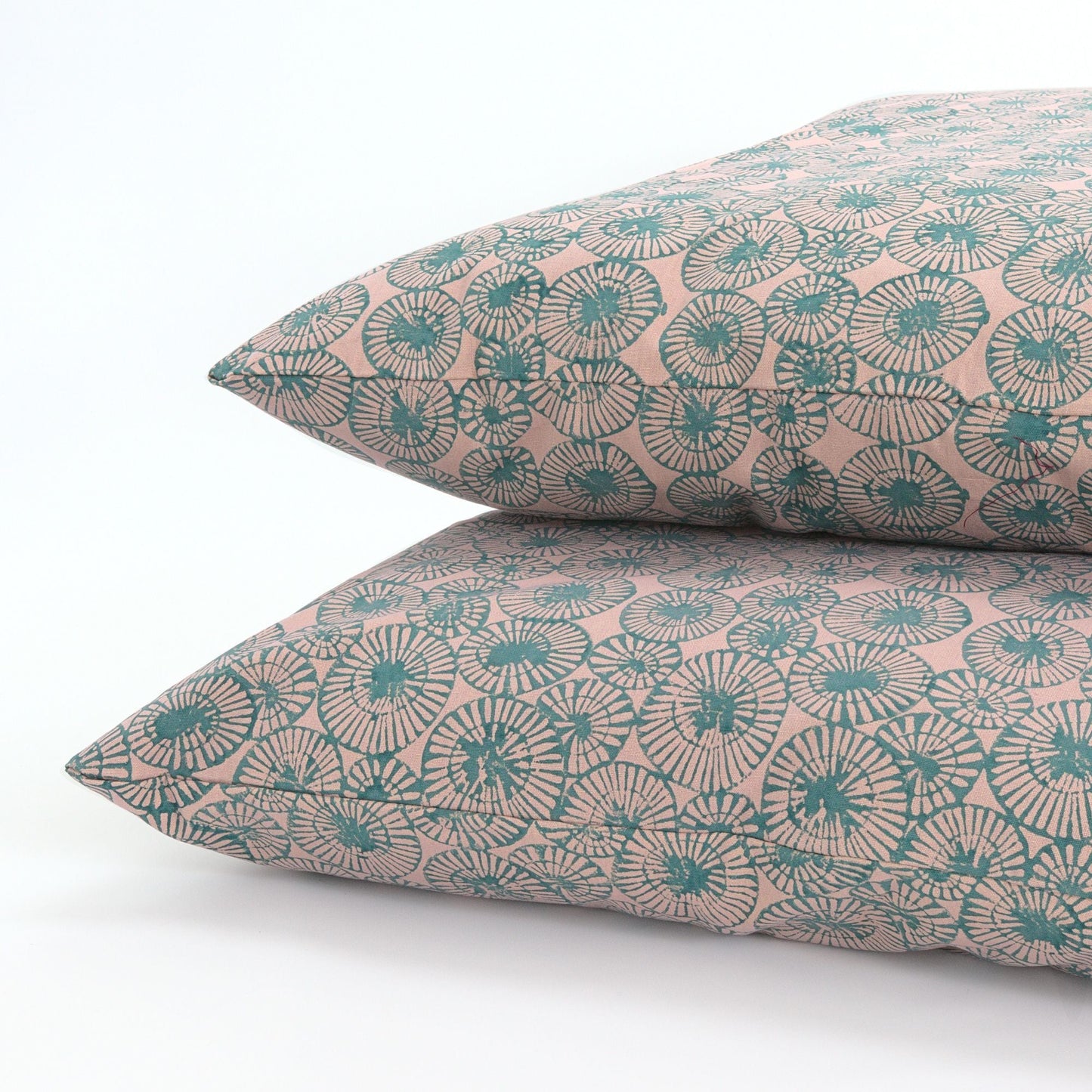 Teal Chakra Yoga Nidra and Meditation Futon-Meditation-Block Printed, Futons-