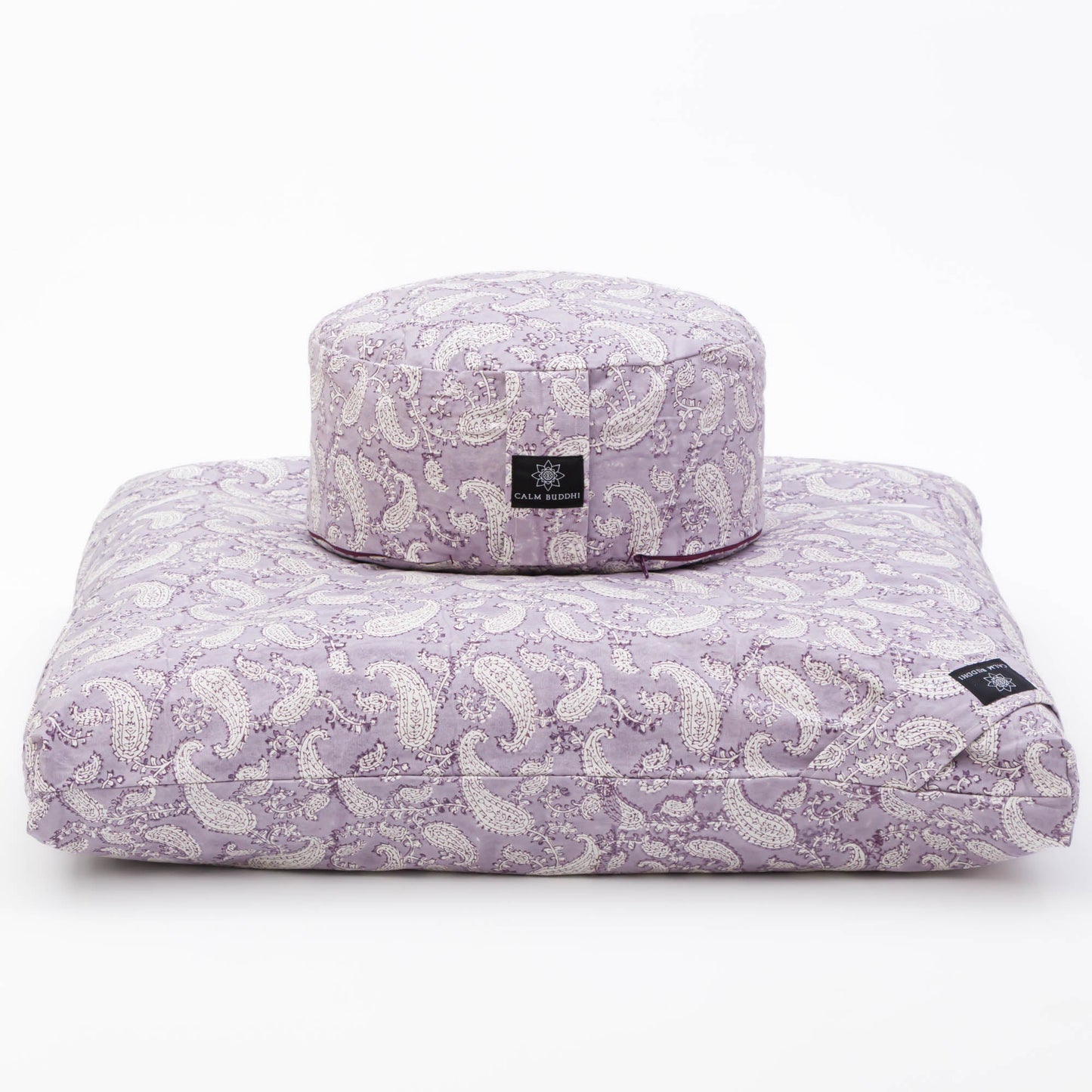 Ananda Paisley - Meditation comfort bundle Ananda, Block Printed, karna, zafuzab-set -xo