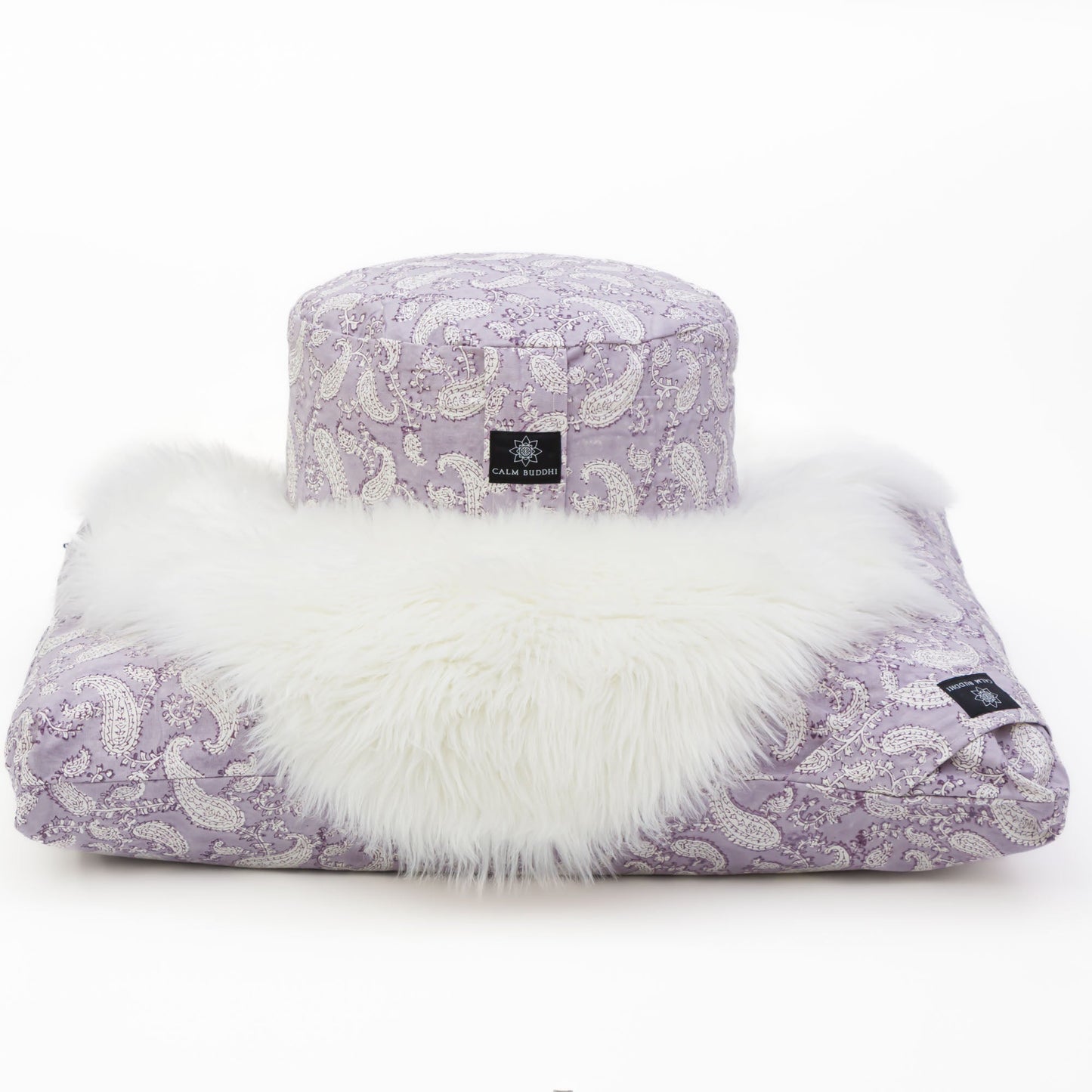 Ananda Paisley - Meditation comfort bundle Ananda, Block Printed, karna, zafuzab-set -xo