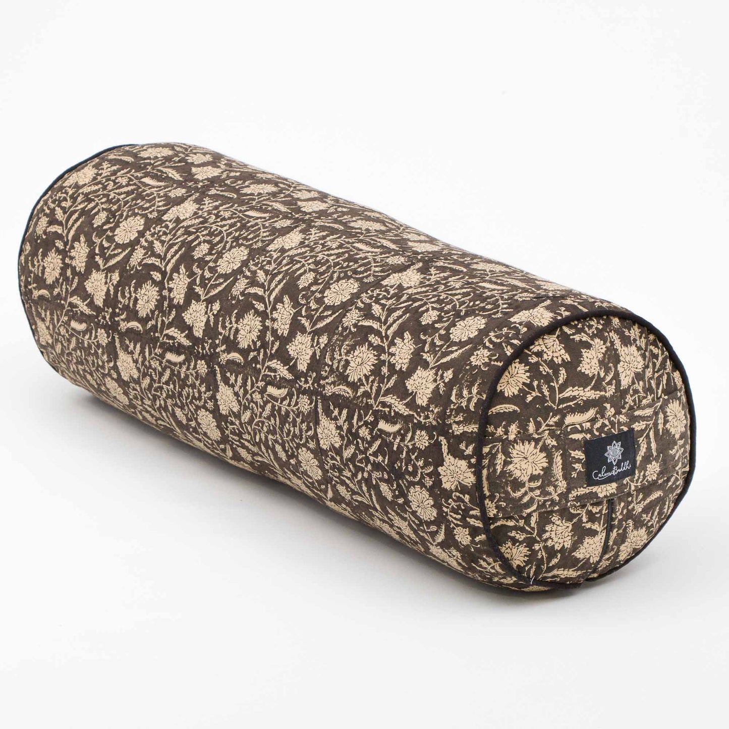 Bhumi Garden Round Yoga Bolster Block Printed, Round Bolsters -xo