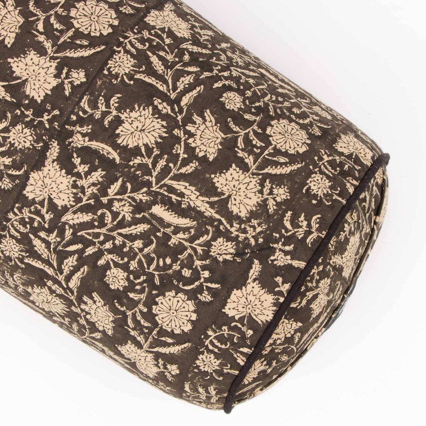 Bhumi Garden Round Yoga Bolster Block Printed, Round Bolsters -xo