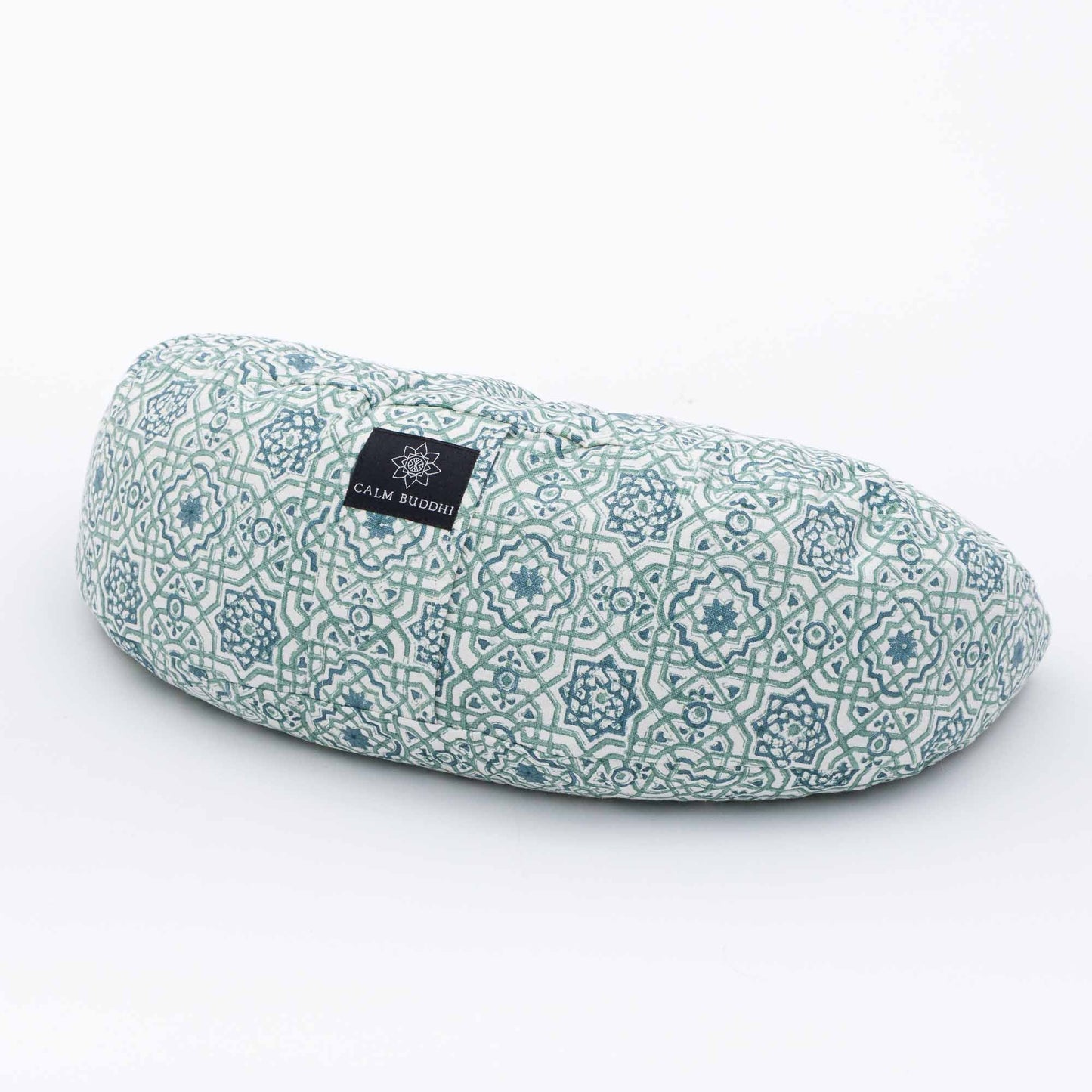 Crescent Meditation Cushion - Moroccan dreams Block Printed, Crescents, karna -xo