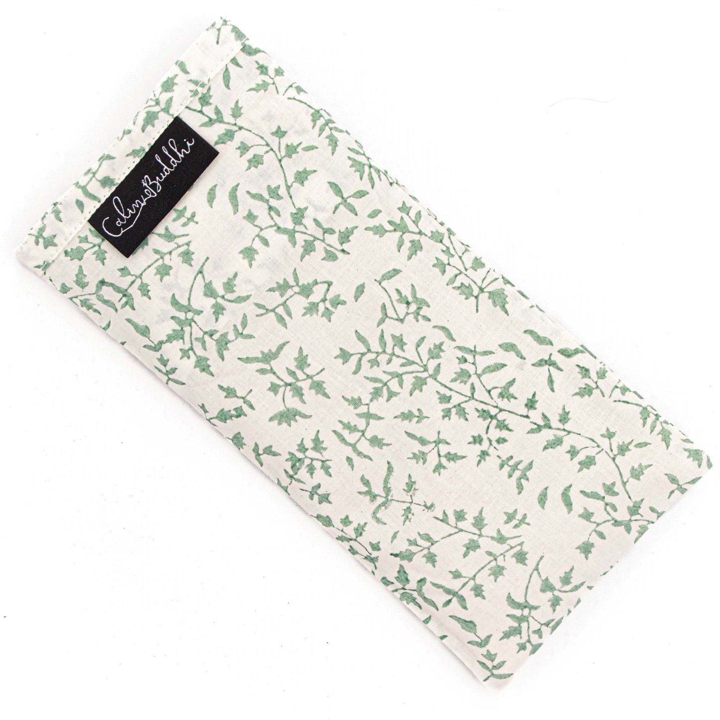 Holly - Sage Oval Yoga Bolster Block Printed, Karna, Oval Bolsters, sage -xo