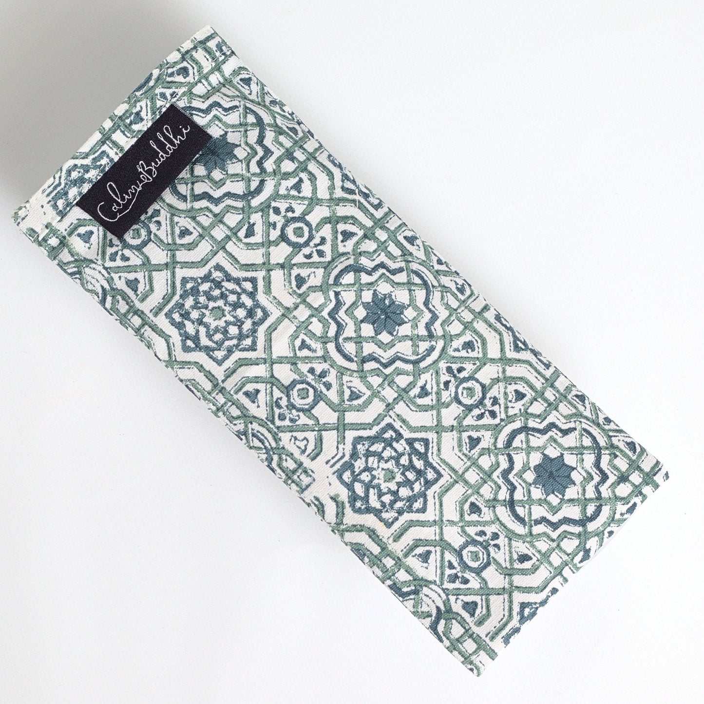 Moroccan Dreams Oval Yoga Bolster Block Printed, karna, Oval Bolsters -xo