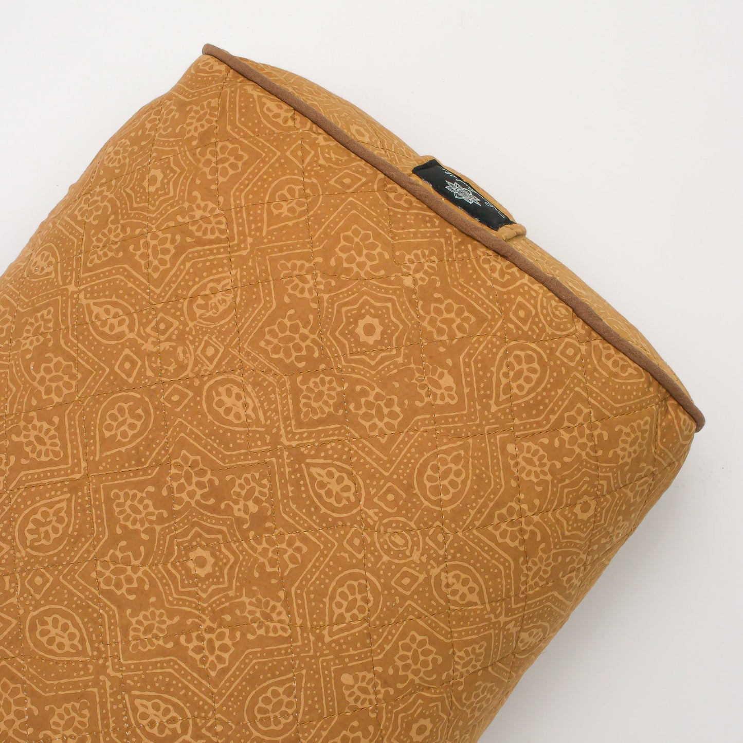 Fire Star - Oval Yoga Bolster Block Printed, Oval Bolsters -xo
