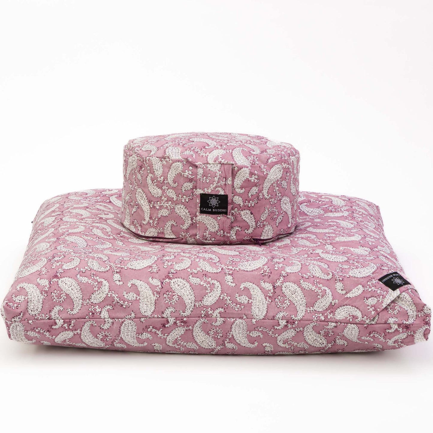 Indi Rose Paisley - Meditation comfort bundle Block Printed, Indi Rose, karna, zafuzab-set -xo
