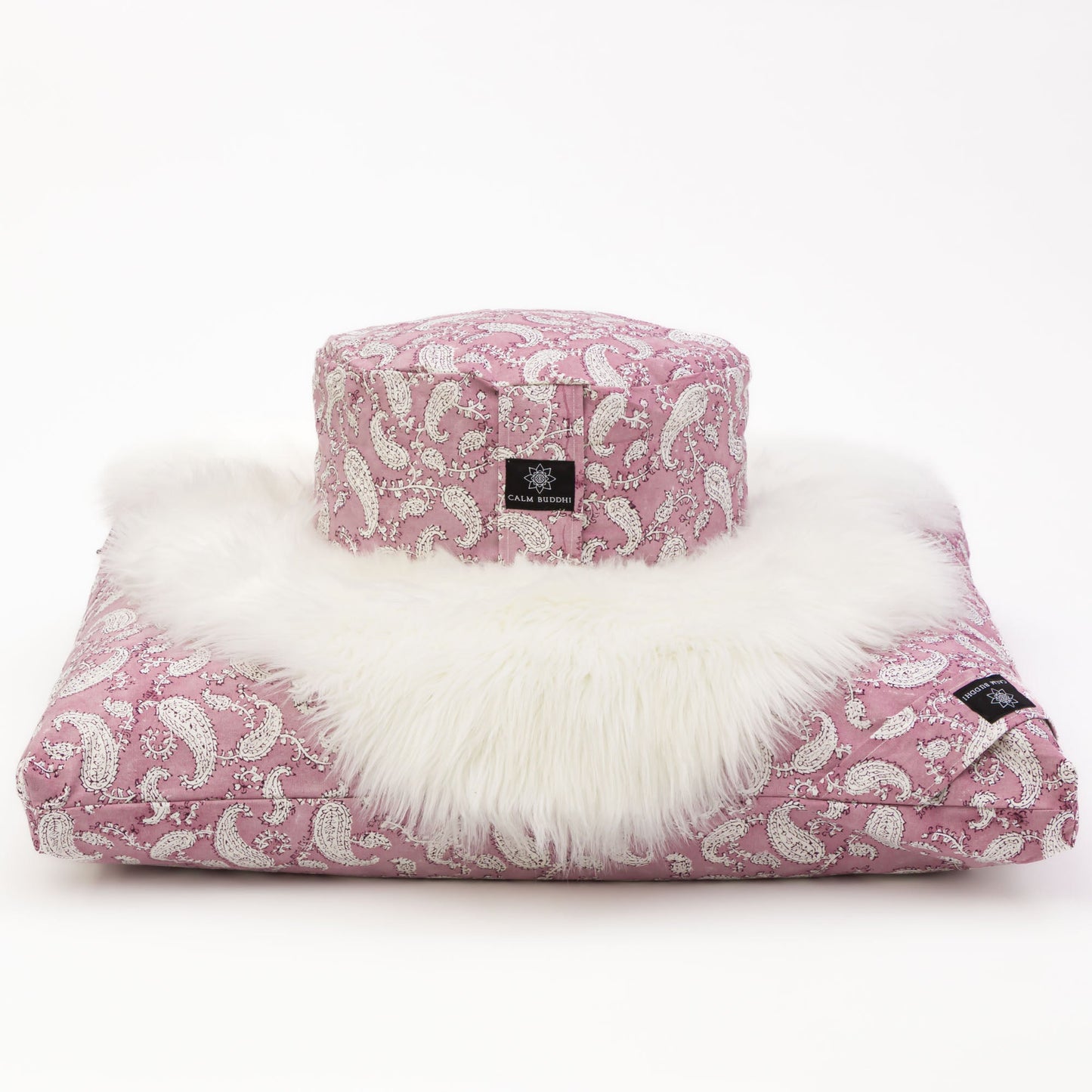 Indi Rose Paisley - Meditation comfort bundle Block Printed, Indi Rose, karna, zafuzab-set -xo