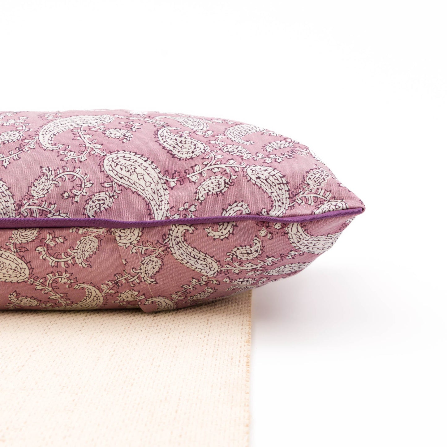 Indi Rose Paisley Yoga Pillow Block Printed, Indi Rose, Yoga Pillows -xo