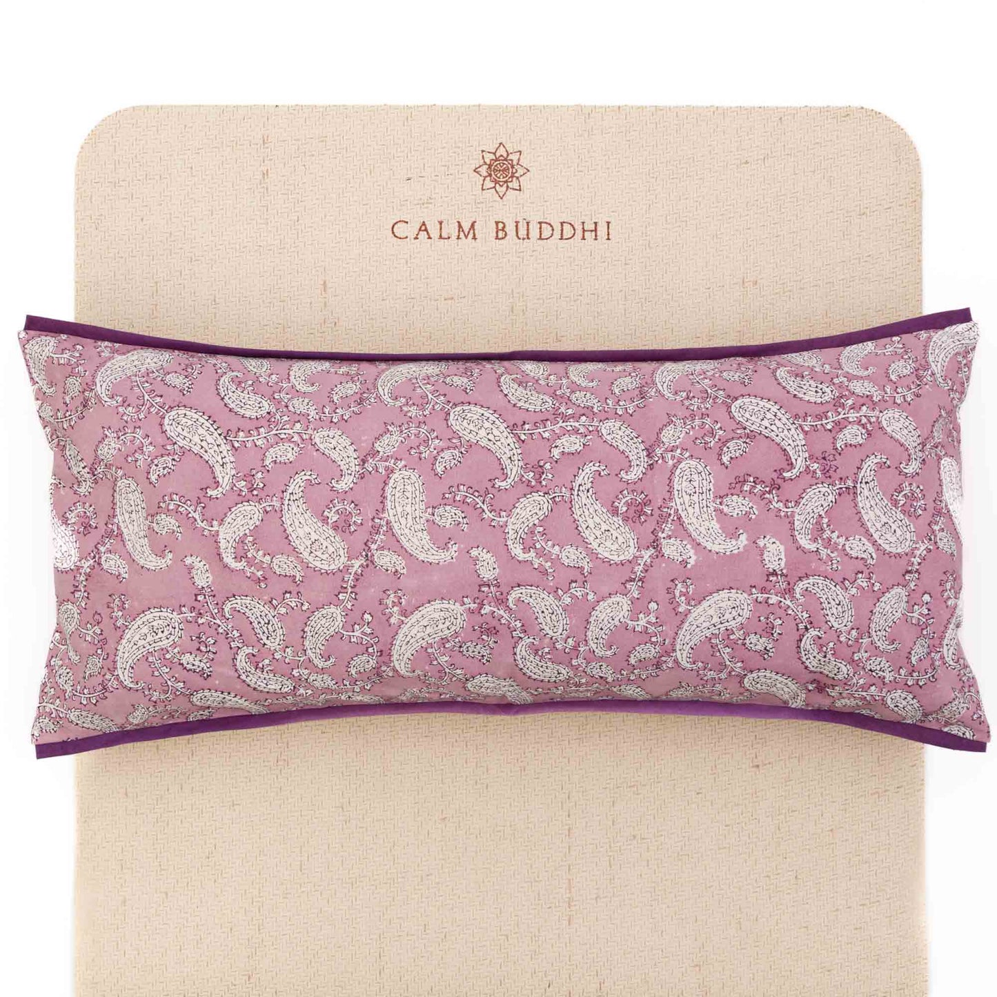 Indi Rose Paisley Yoga Pillow Block Printed, Indi Rose, Yoga Pillows -xo