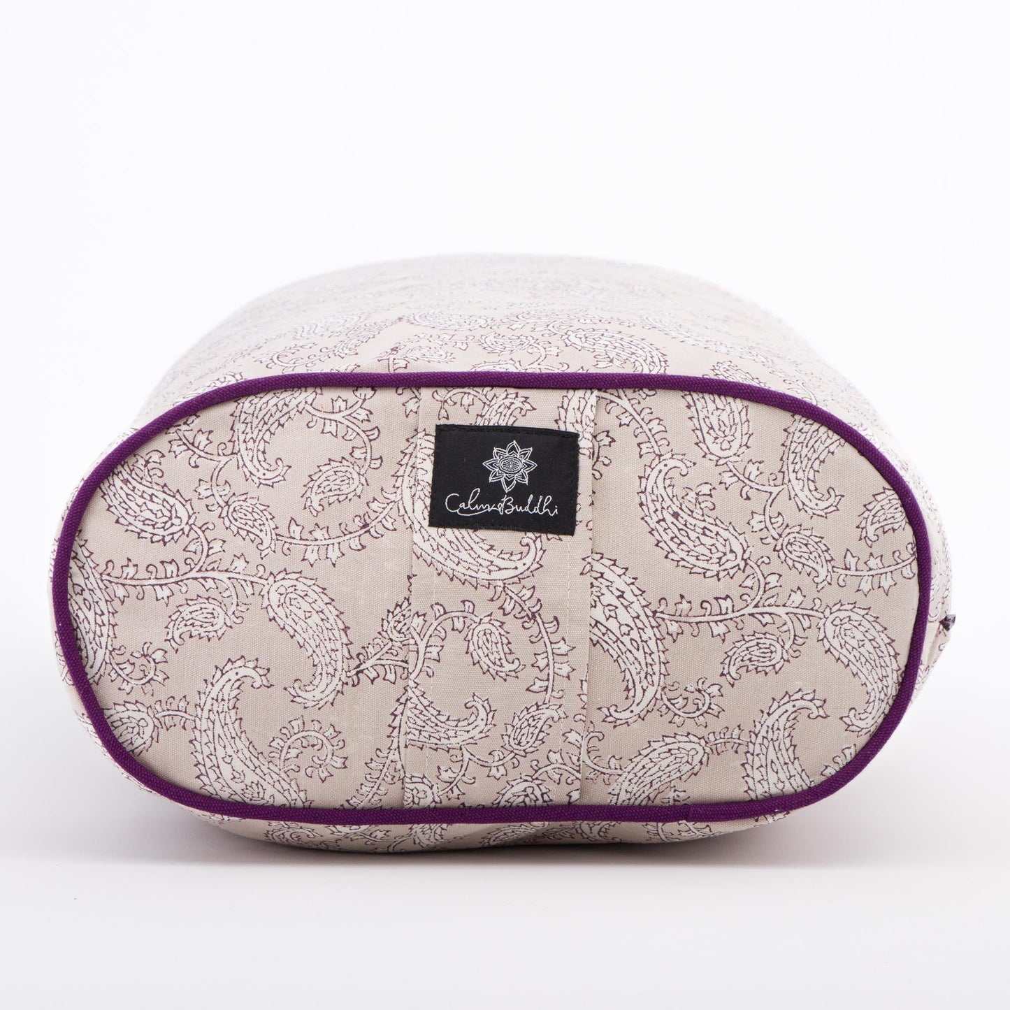 Jyoti Paisley Oval Yoga Bolster Block Printed, Oval Bolsters -xo
