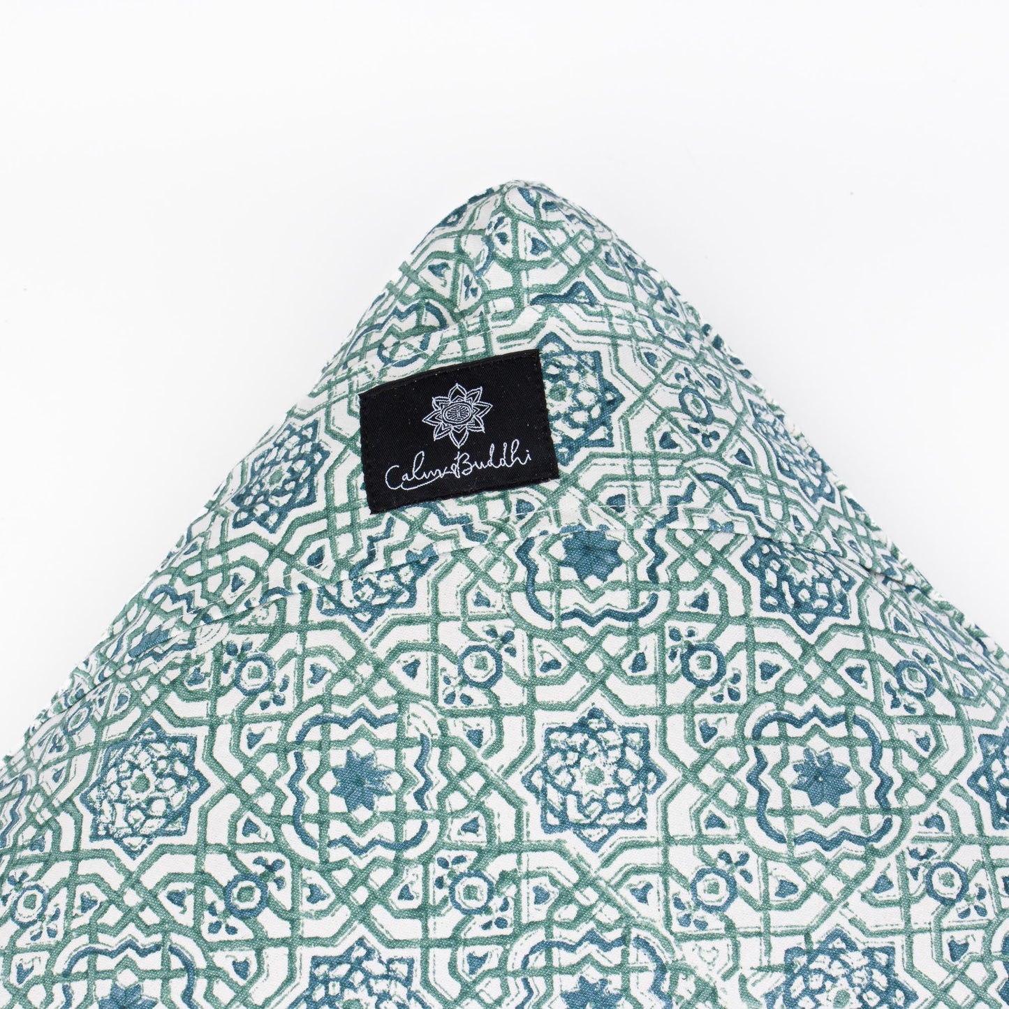 Meditation Cushion - Moroccan Dreams Zabuton Block Printed, karna, Zabutons -xo