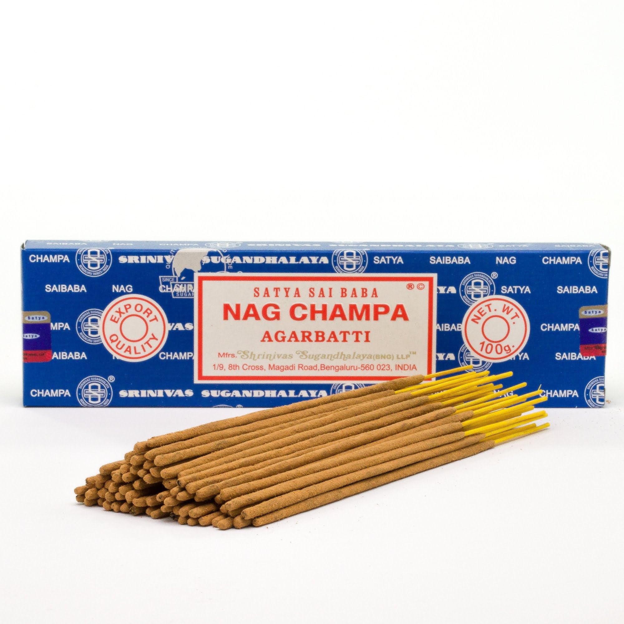 Nag Champa Satya Sai Baba Incense 100g – Calm Buddhi