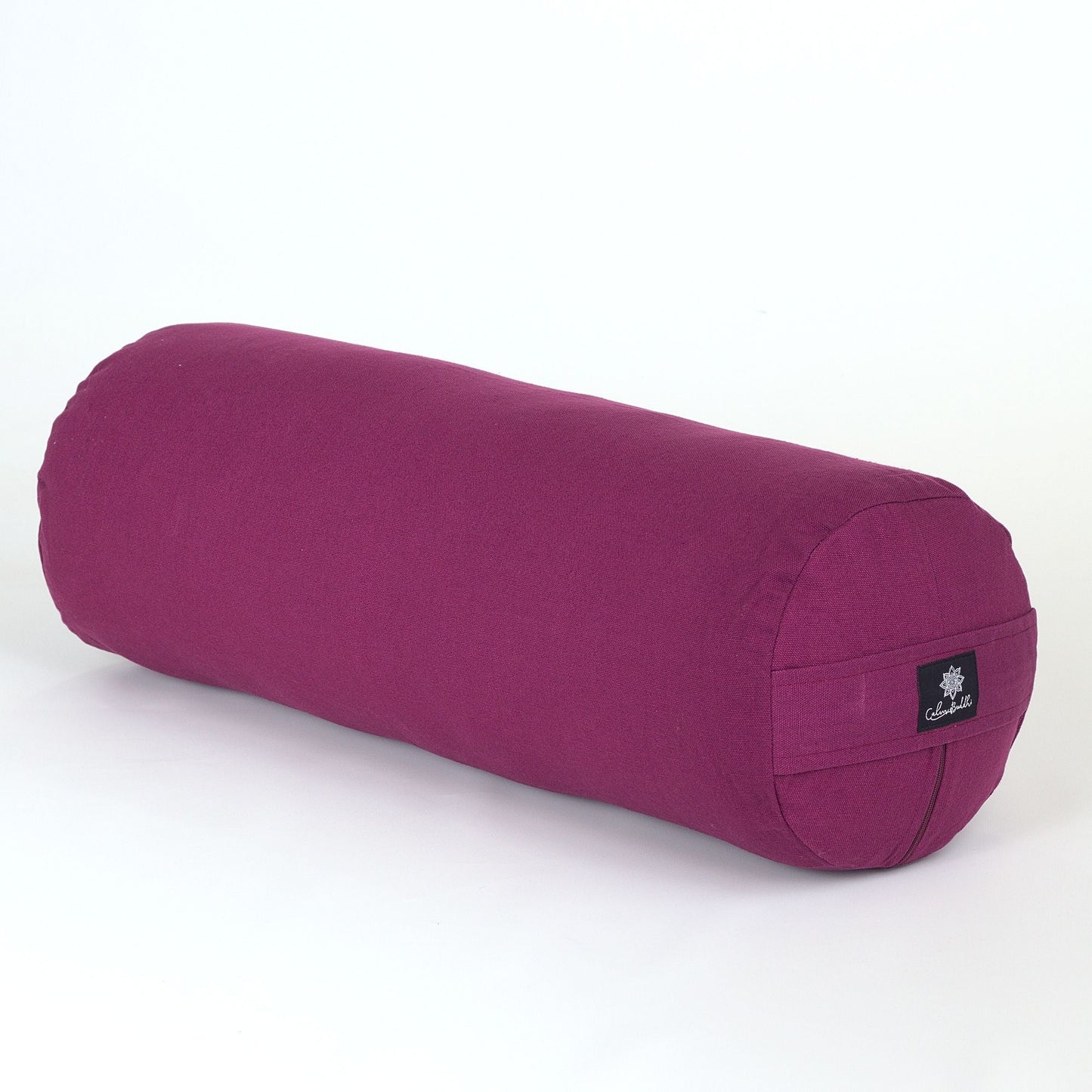 Plum Round Yoga Bolster-Classic, Round Bolsters-xo