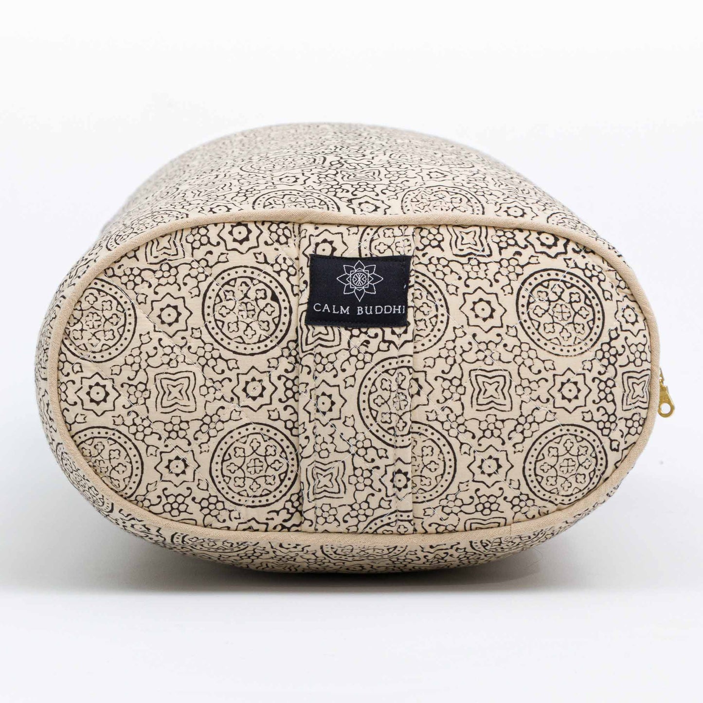 Pure Riyal - Oval Yoga Bolster Block Printed, Oval Bolsters, Pure Riyal -xo