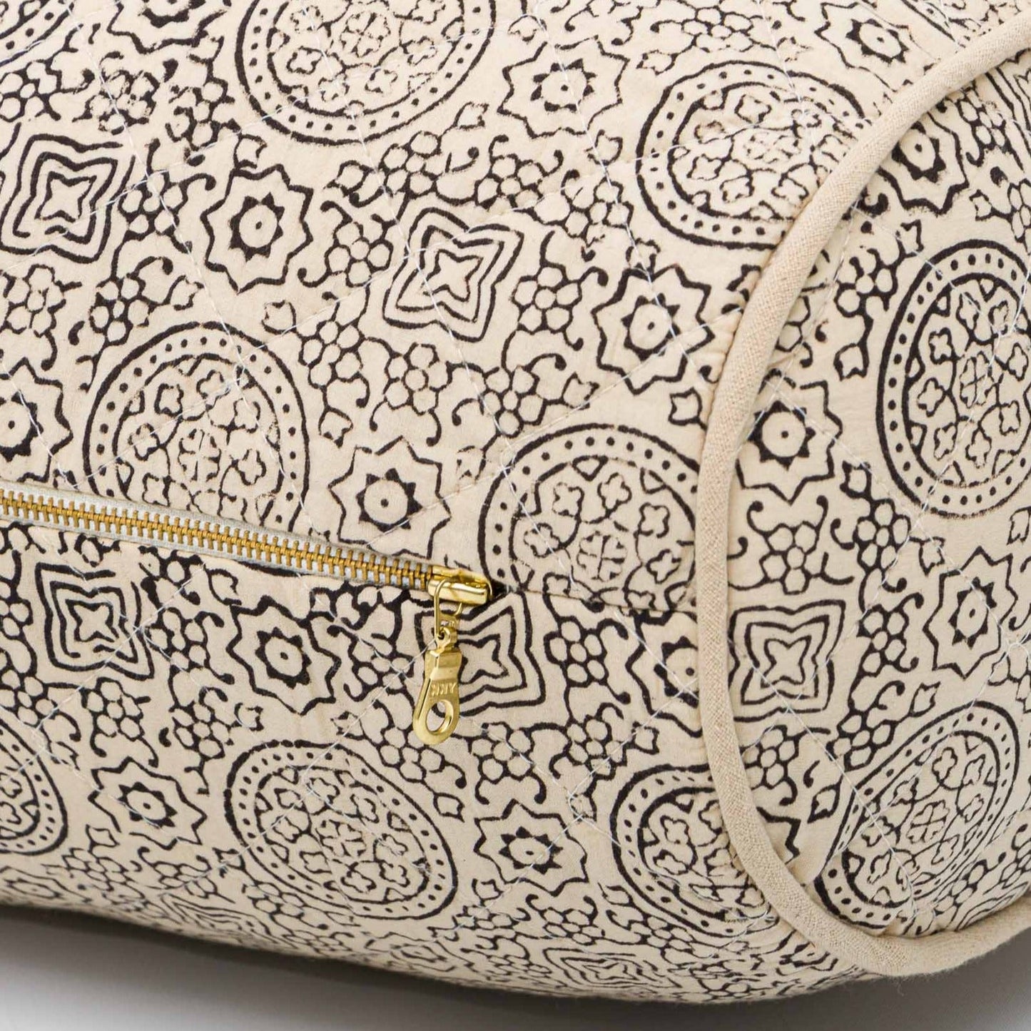 Pure Riyal - Oval Yoga Bolster Block Printed, Oval Bolsters, Pure Riyal -xo