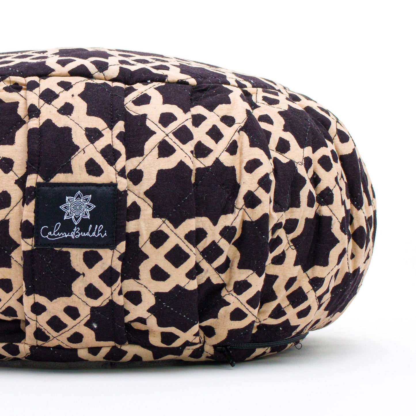 Round Meditation Cushion - Akasha-Block Printed, Zafus-xo