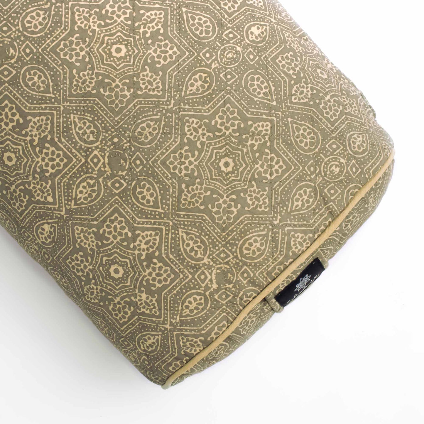 Wind Star - Oval Yoga Bolster Block Printed, Oval Bolsters -xo