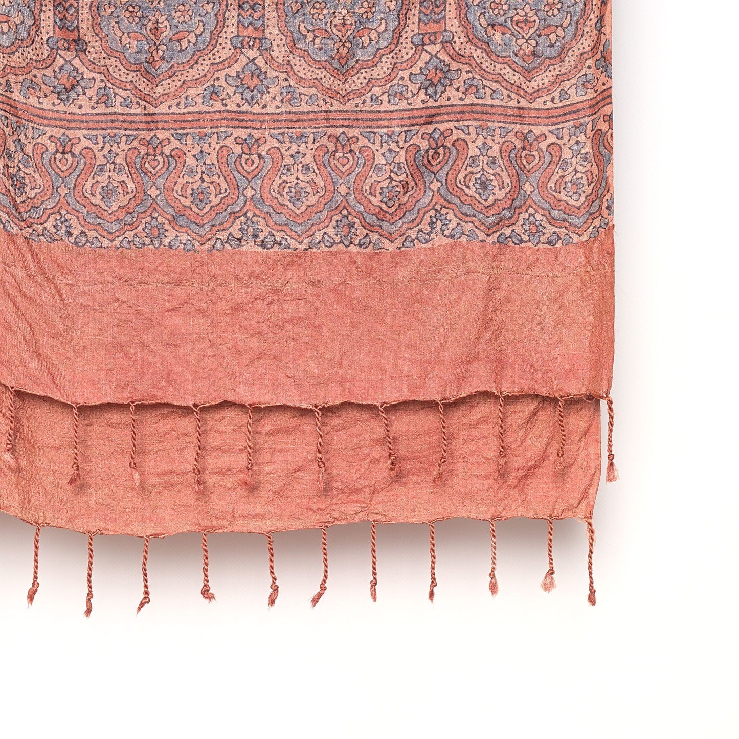 Madder root wild silk natural dye scarf-Gifts, Scarves-xo