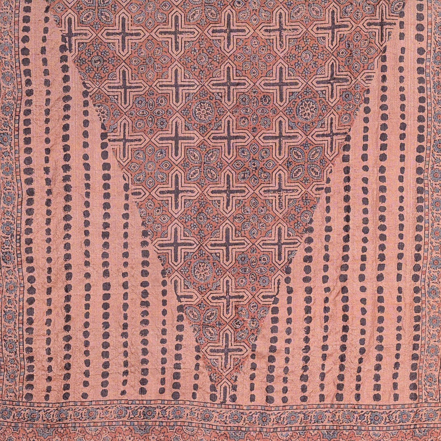 Madder root wild silk natural dye scarf-Gifts, Scarves-xo