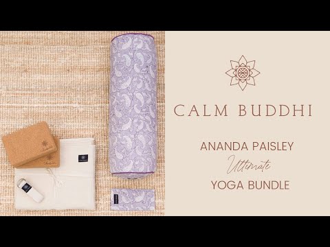 Yoga Mat Bag ~ Ananda Paisley – Calm Buddhi