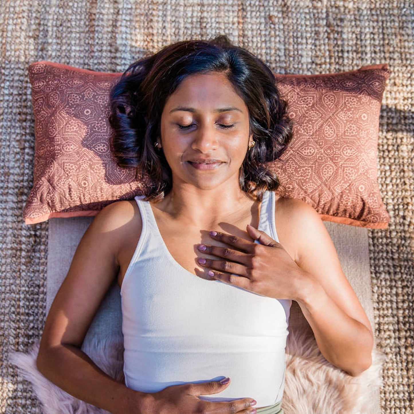 ethical and artisanal yoga pillows made in india and assembled in australia
