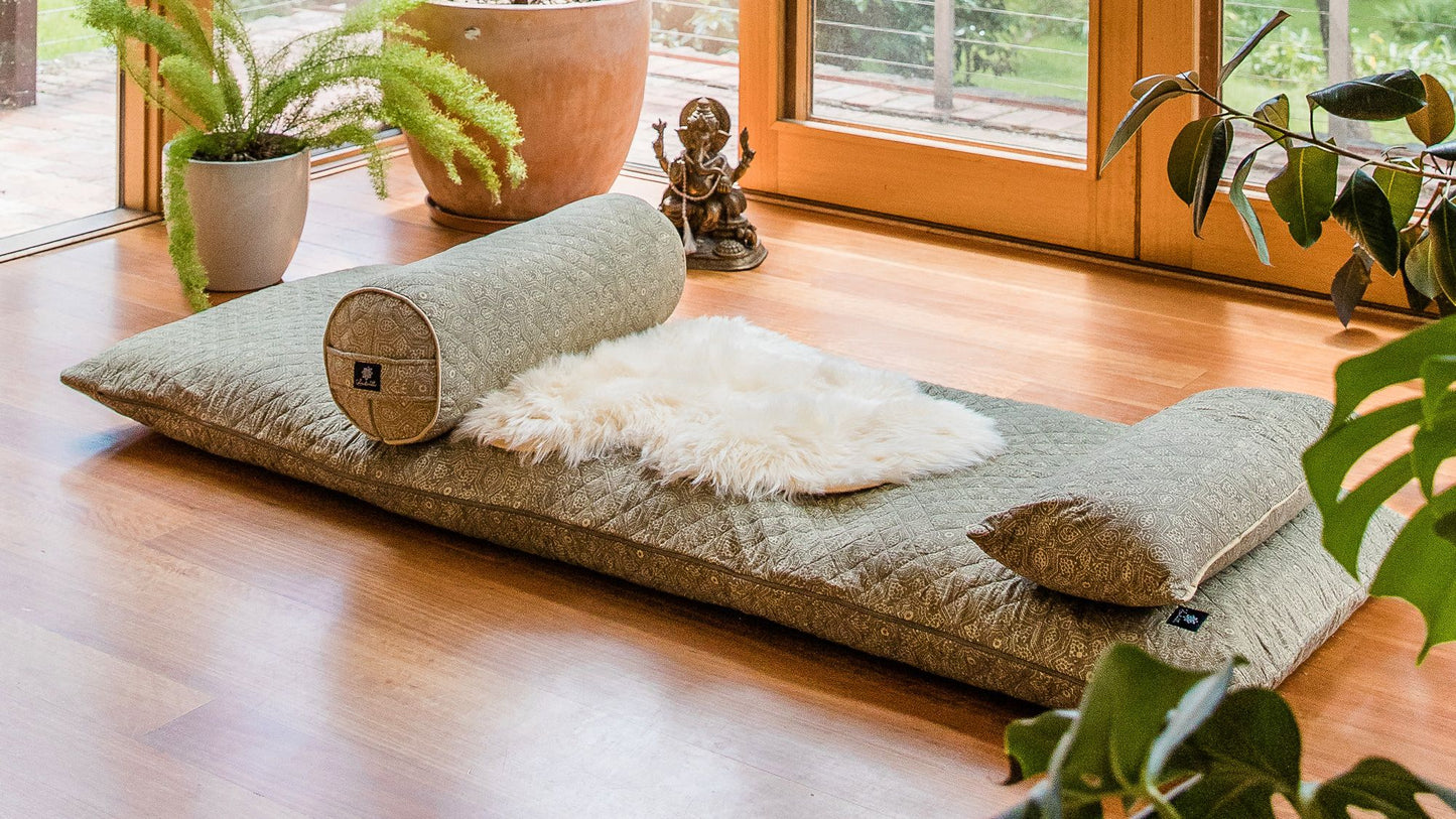 yoga nidra futon for meditation and yoga nidra sleep practices
