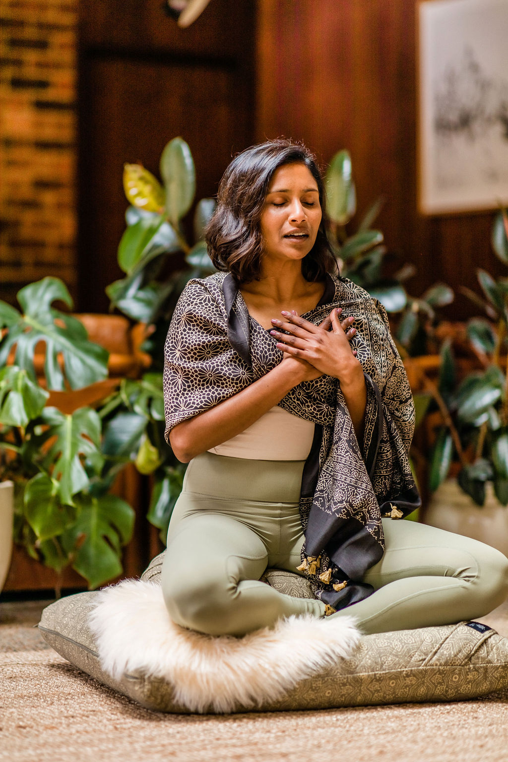 Akasha - Natural Dye Scarf Gifts, Scarves -xo