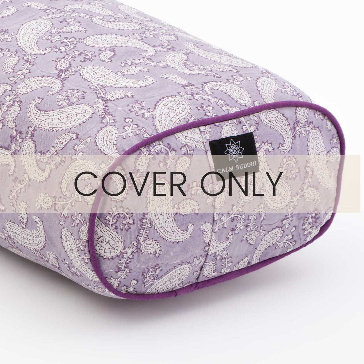 Ananda Paisley Oval Yoga Bolster COVER ONLY Calm Buddhi