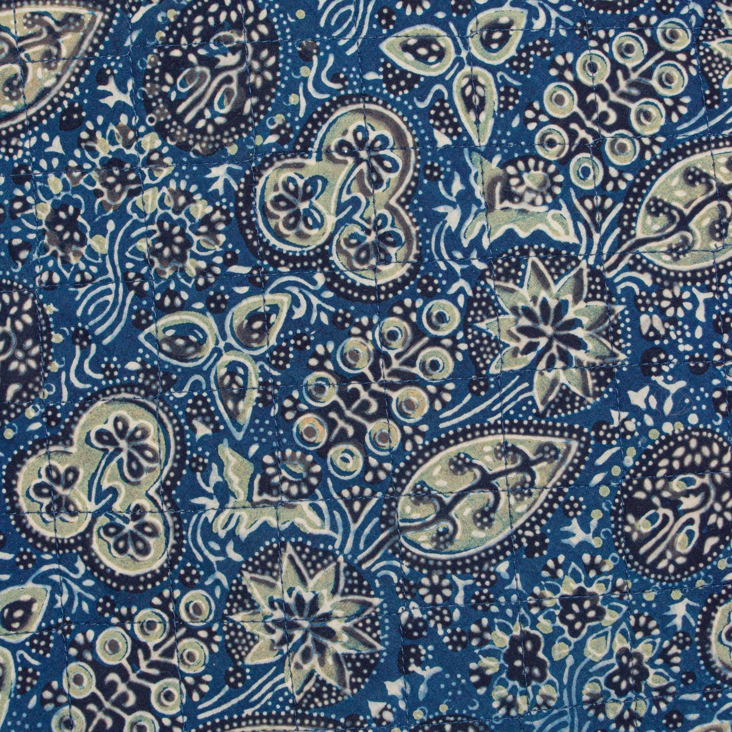 Arjakh Fig Leaf - Yoga Pillow Block Printed, Yoga Pillows -xo