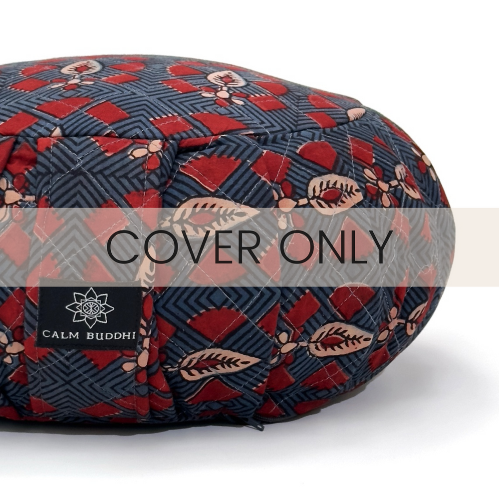 Banjari - Round Meditation Cushion Zafu COVER ONLY