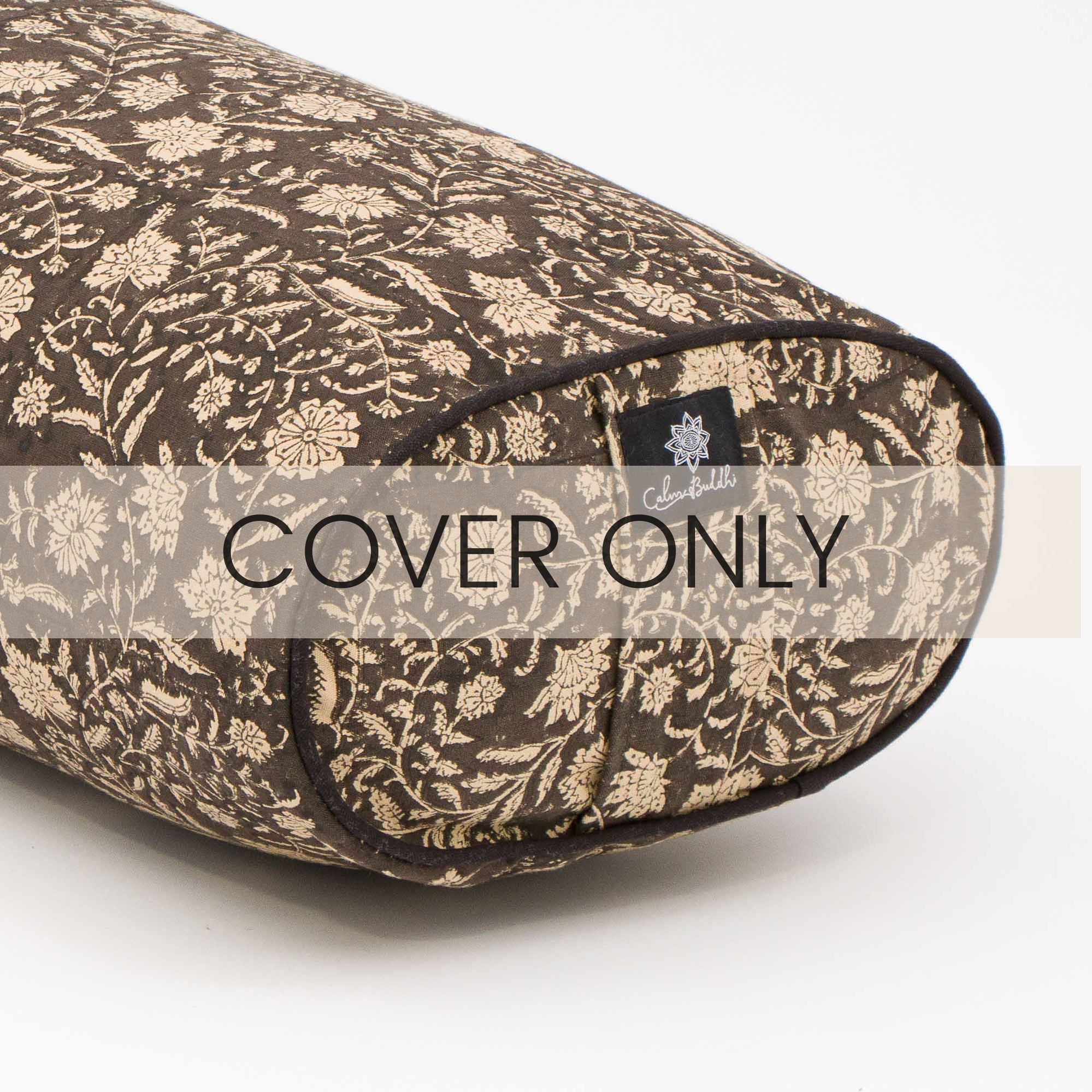 Bhumi Garden Oval Yoga Bolster COVER ONLY Calm Buddhi