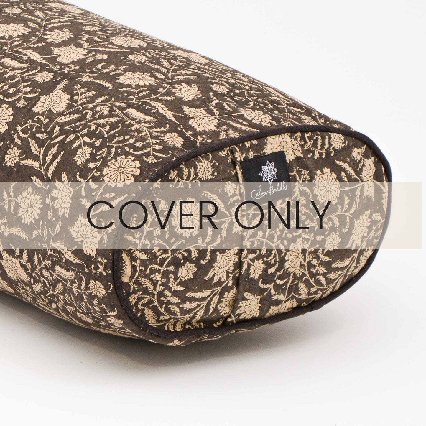 Bhumi Garden Oval Yoga Bolster Block Printed, karna, Oval Bolsters -xo