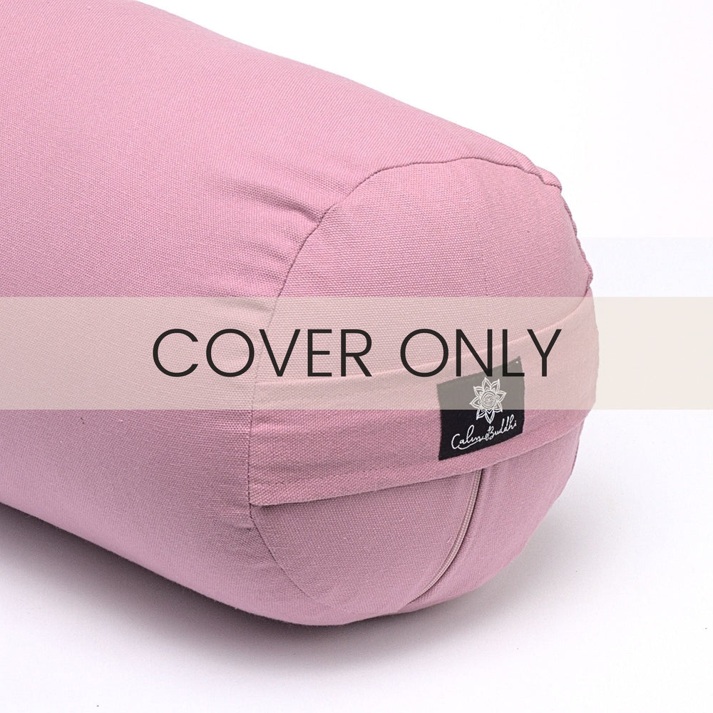 Blush Round Yoga Bolster - COVER ONLY