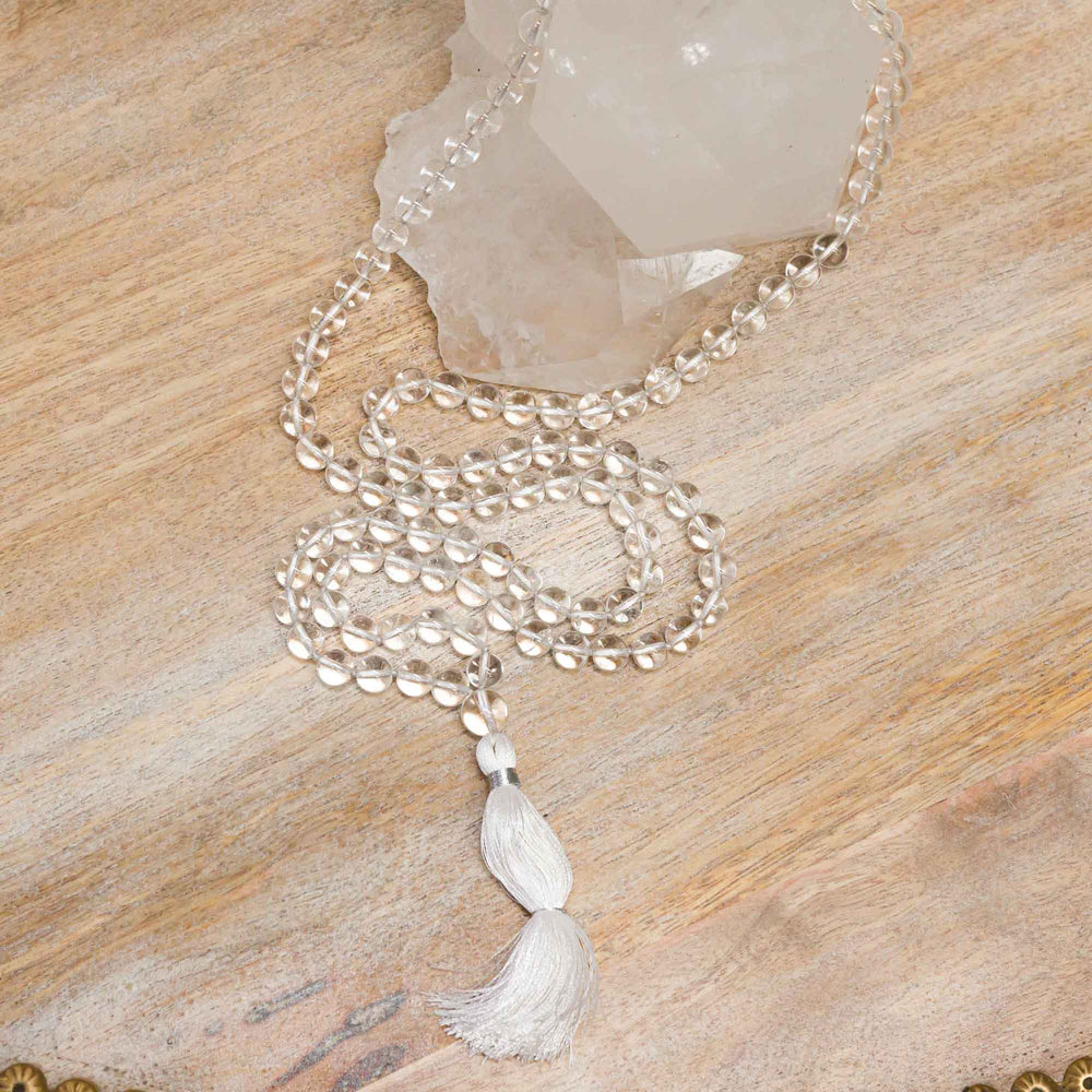 
                  
                    Clear Quartz Mala Mala beads
                  
                